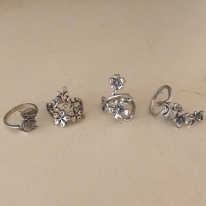Flower Ring Set